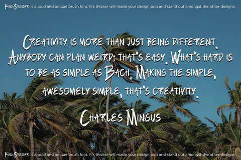 King Odessar Font Dm Letter Studio 