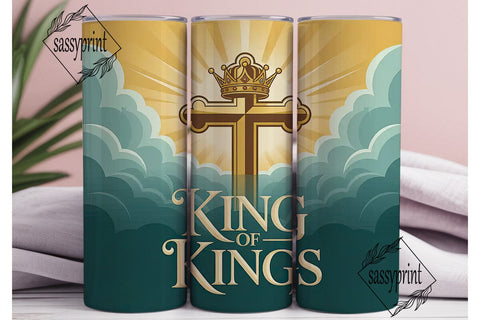King of Kings 20oz Tumbler Wrap Sublimation sassyprint 
