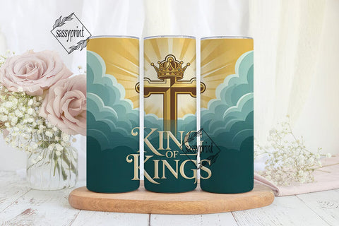 King of Kings 20oz Tumbler Wrap Sublimation sassyprint 