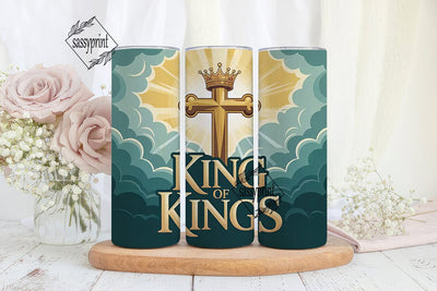 King of Kings 20oz Tumbler Wrap Sublimation sassyprint 