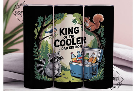 King of the Cooler Tumbler Wrap Sublimation sassyprint 