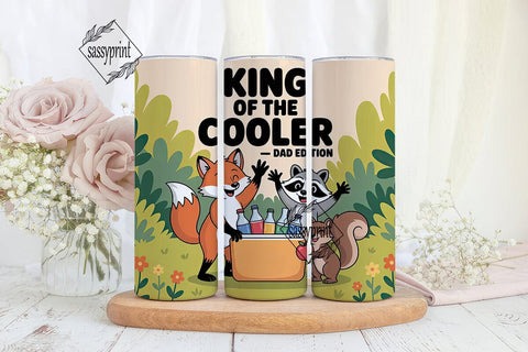 King of the Cooler Tumbler Wrap Sublimation sassyprint 