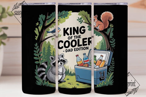 King of the Cooler Tumbler Wrap Sublimation sassyprint 