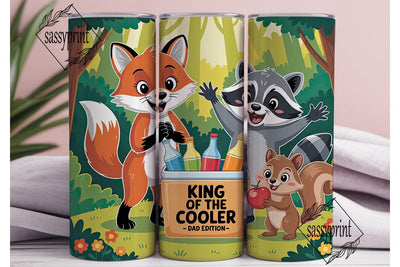 King of the Cooler Tumbler Wrap Sublimation sassyprint 