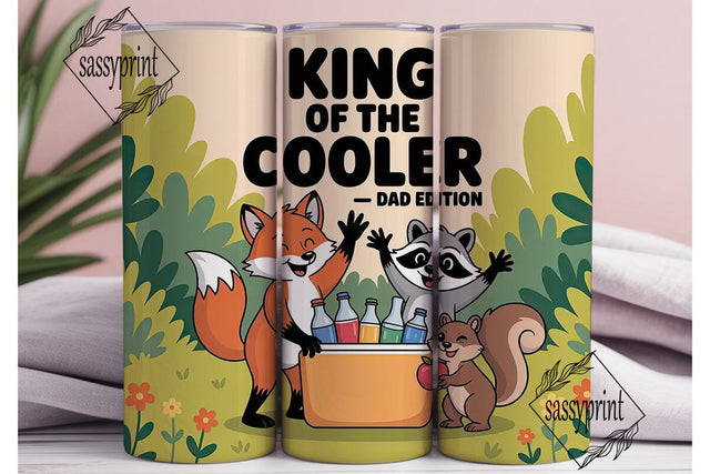 King of the Cooler Tumbler Wrap Sublimation sassyprint 