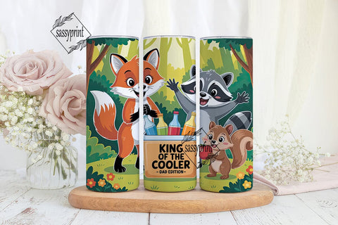 King of the Cooler Tumbler Wrap Sublimation sassyprint 