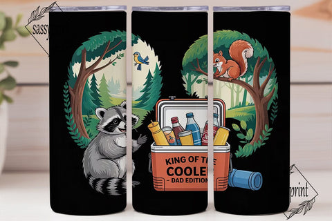 King of the Cooler Tumbler Wrap Sublimation sassyprint 