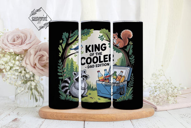 King of the Cooler Tumbler Wrap Sublimation sassyprint 