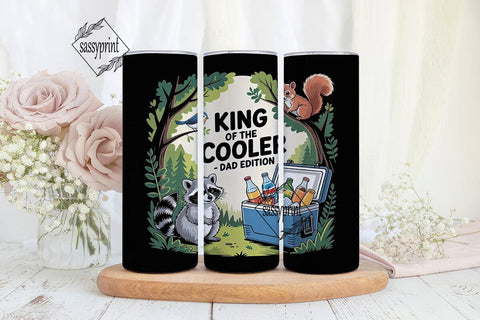 King of the Cooler Tumbler Wrap Sublimation sassyprint 