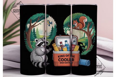 King of the Cooler Tumbler Wrap Sublimation sassyprint 