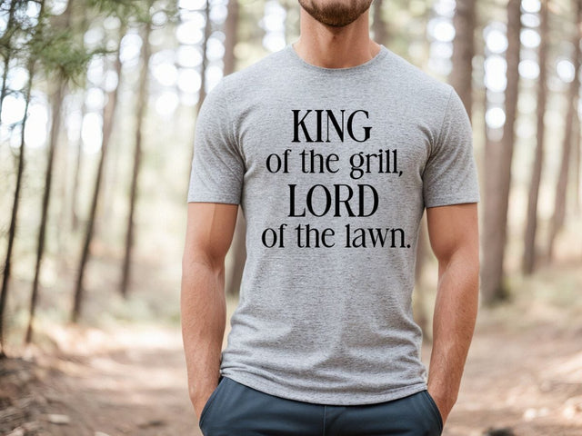 King of the Grill, Lord of the Lawn SVG PNG EPS DXF - Funny Dad Digital Design File SVG So Fontsy VIP Design Shop 