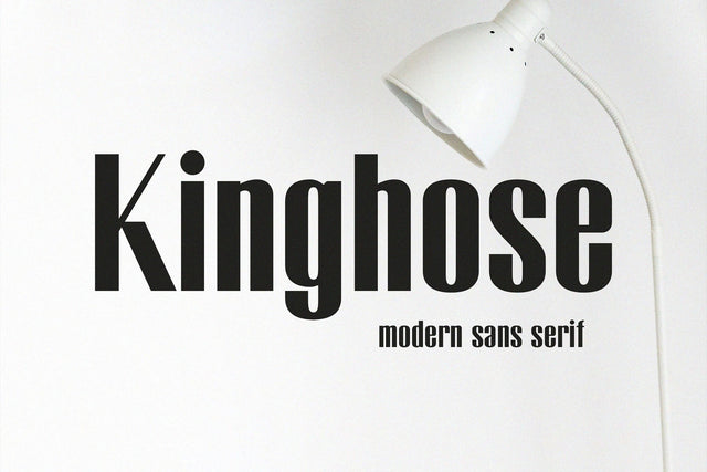 Kinghose - Modern Sans Serif Font studioalmeera 