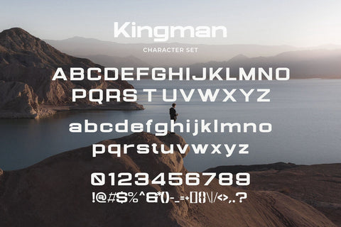 Kingman - Extended Sans Serif Font studioalmeera 