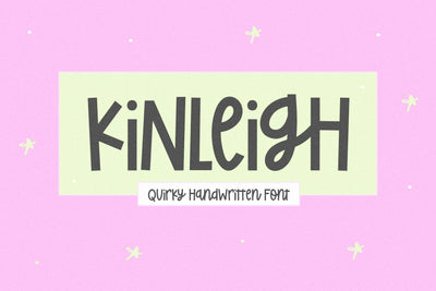 Kinleigh - Cute Handwritten Font Font KA Designs 