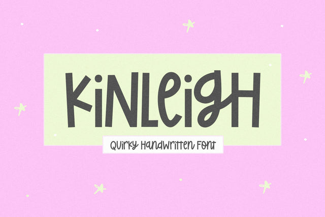 Kinleigh - Cute Handwritten Font Font KA Designs 
