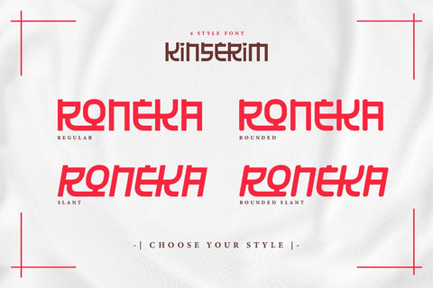Kinserim - Korean Style Font Font twinletter 