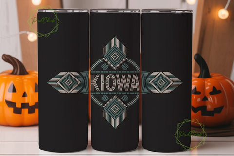 Kiowa Tribal Tumbler Design Sublimation PixelChick 