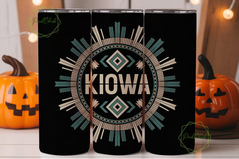 Kiowa Tribal Tumbler Design Sublimation PixelChick 