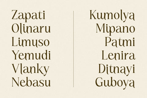 Kiprhany - Modern Serif Font Font Letterena Studios 