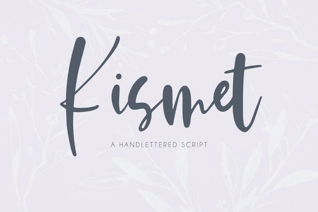 Kismet Handwritten Script Font Font Beck McCormick 