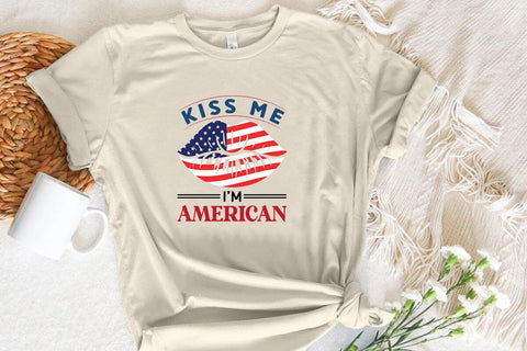 kiss me i m american SVG Angelina750 