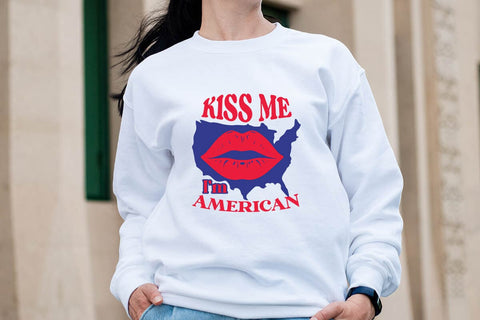 kiss me i m american SVG Angelina750 