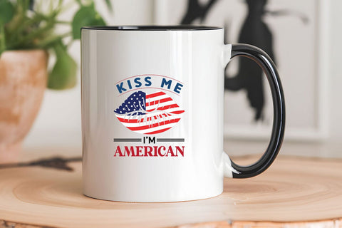 kiss me i m american SVG Angelina750 