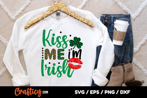Kiss Me Im Irish SVG Design SVG Designangry 