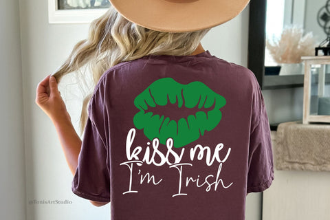 Kiss Me I'm Irish SVG | St Patricks Day SVG | Cut Files SVG TonisArtStudio 