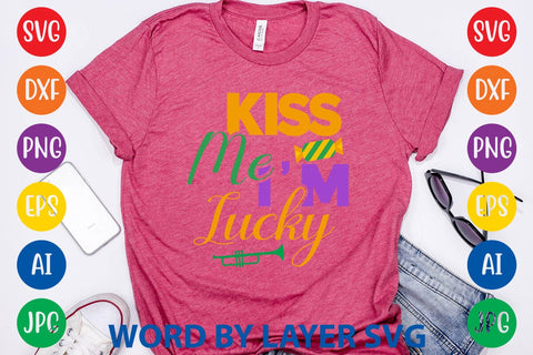 Kiss Me I'm Lucky SVG DESIGN SVG Rafiqul20606 