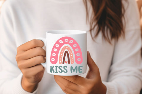Kiss me rainbow svg Design SVG Regulrcrative 