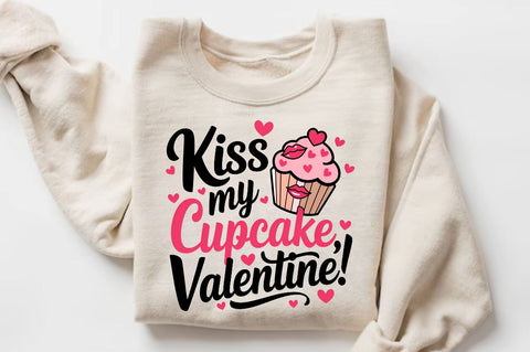 Kiss my cupcake Valentine Sublimation Design Sublimation Regulrcrative 