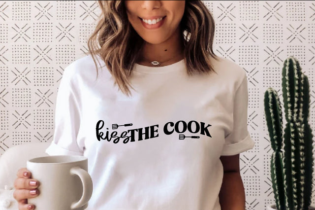 Kiss the cook , Kitchen svg bundle, Kitchen svg, Kitchen Quotes, Funny Quotes, Funny Svg SVG farhad farhad 