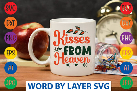 Kisses From Heaven svg design SVG Rafiqul20606 