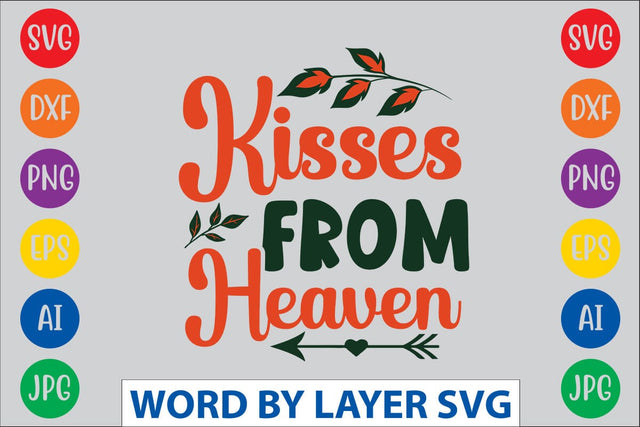 Kisses From Heaven svg design SVG Rafiqul20606 