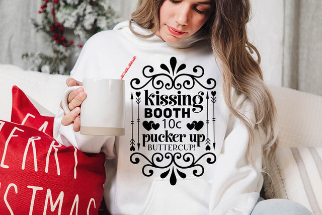 kissing booth 10c pucker up buttercup SVG Angelina750 