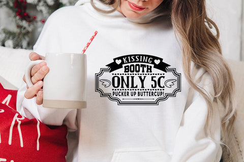 kissing booth only 5C pucker up buttercup SVG Angelina750 