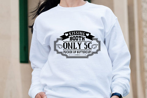 kissing booth only 5C pucker up buttercup SVG Angelina750 