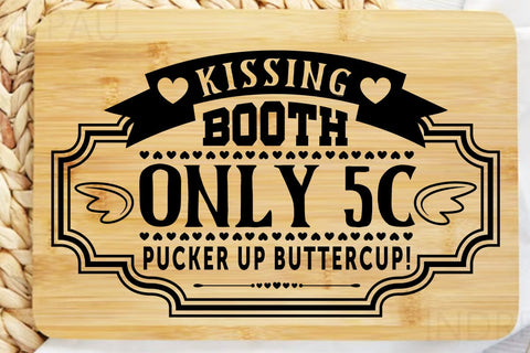 kissing booth only 5C pucker up buttercup SVG Angelina750 