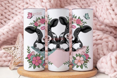 Kissing Calves 20oz Tumbler Wrap Sublimation DesignSVG 
