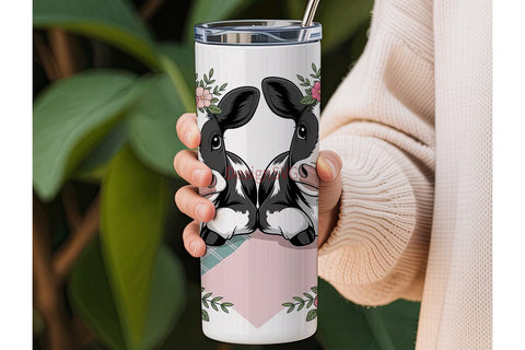 Kissing Calves 20oz Tumbler Wrap Sublimation DesignSVG 