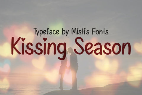 Kissing Season Font Misti's Fonts 