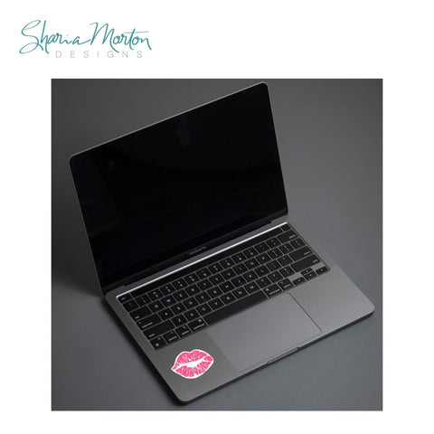 Kissy Lips Sticker SVG Sharia Morton Designs 