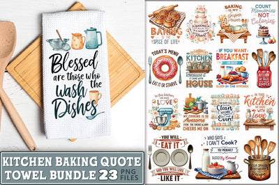 Kitchen Baking Towel Sublimation Bundle Sublimation Shetara Begum 