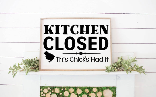 Kitchen Closed SVG Design SVG Ikonart Design Shop 