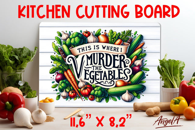 Kitchen cutting board / funny cutting board quotes, wall art Sublimation Angelina Semenova 