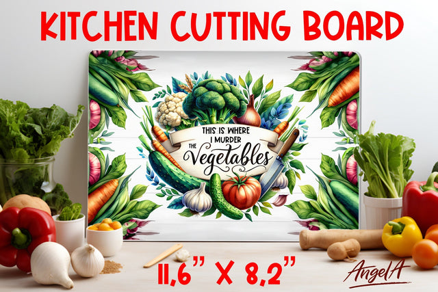 Kitchen cutting board / funny cutting board quotes, wall art Sublimation Angelina Semenova 