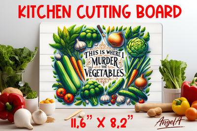 Kitchen cutting board / funny cutting board quotes, wall art Sublimation Angelina Semenova 