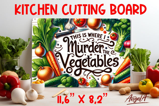 Kitchen cutting board / funny cutting board quotes, wall art Sublimation Angelina Semenova 
