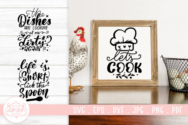 kitchen Decor SVG Cut File SVG dapiyupi store 